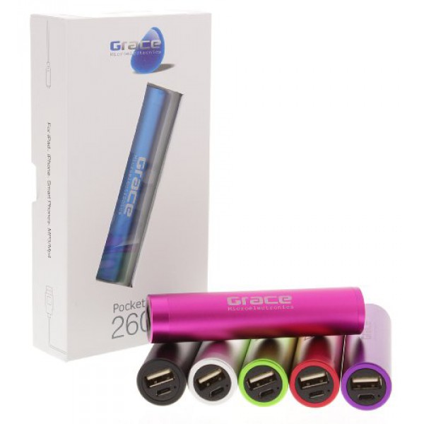BATERIA EXTERNA POCKETBATT GRACE 2600 mAh