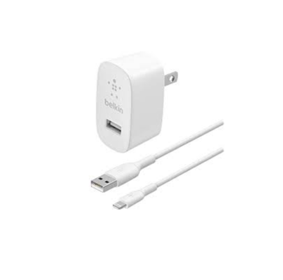 CARGADOR CASA BOOSTUP IPHONE 5 12w 2.4A BLANCO