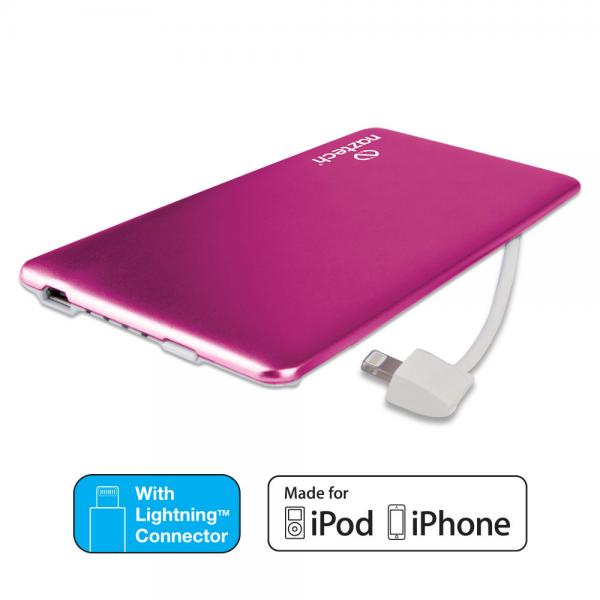 BATERIA EXTERNA NAZTECH SLIM 3200mAh IPHONE 5