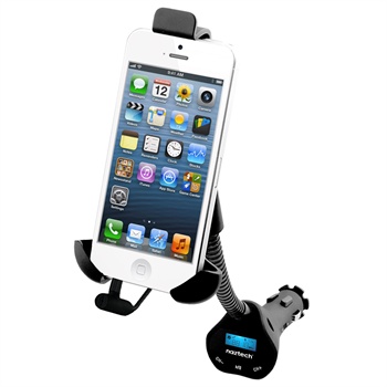 HOLDER CARGADOR CARRO NAZTECH NEGRO