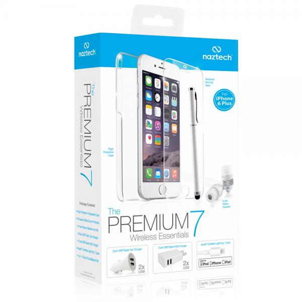 KIT NAZTECH IPHONE  6 THE PREMIUM 7 BLANCO