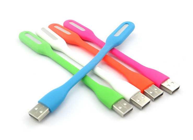 LAMPARA LED PORTATIL USB VARIOS COLORES