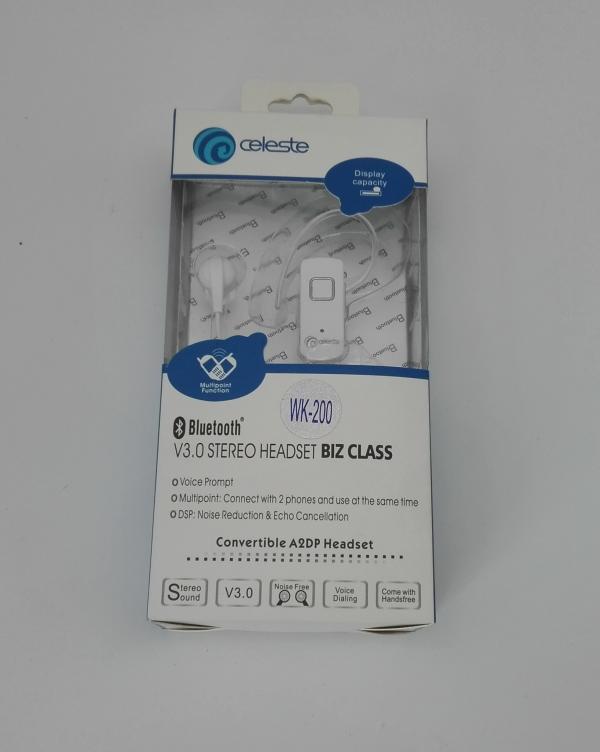 AUDIFONO BLUETOOT  WK200 BLANCO