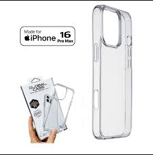 ESTUCHE SPACE DE SILICON IPHONE 16 PRO MAX TRANSPARENTE