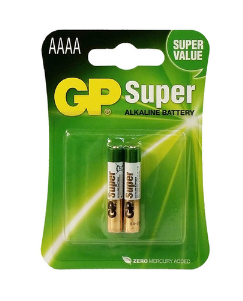 BATERIA ALCALINA AAAA PAQUETE 2 UND GP25A