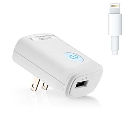 CARGADOR CASA  USB ULTRA 2.1A BLANCO
