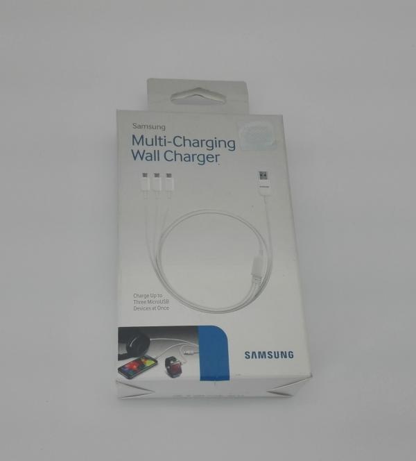 CARGADOR CARRO SAMSUNG MULTI USB BLANCO