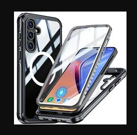 ESTUCHE SAMSUNG GALAXY S25 MAGSAFE ACRILICO Y SILICON NEGRO, AZUL, VERDE