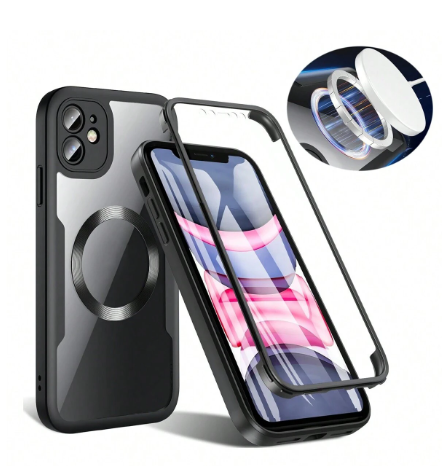 ESTUCHE SAMSUNG GALAXY S25 ULTRA MAGSAFE ACRILICO Y SILICON NEGRO, AZUL, VERDE