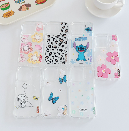 ESTUCHE SILICON CON DISE&Ntilde;O IPHONE 16 TRANSPARENTE