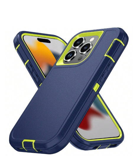 ESTUCHE OTTERBOX IPHONE 16 NEGRO CON VERDE