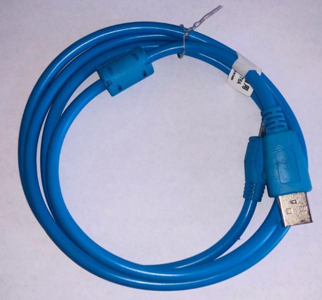 CABLE ALTA VELOCIDAD USB A MICRO USB  1.5 M AZUL / ROSADO