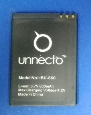REPUESTO BATERIA UNNECTO BU-660  3.7V/600mAh