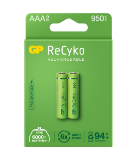 BATERIA RECARGABLE AAA 950mAh PAQUETE 2 UND  GP100A