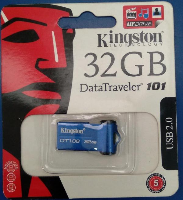 LLAVE MAYA KINGSTON 32GB AZUL