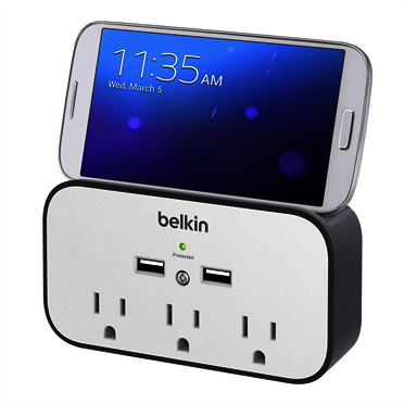 CARGADOR CON USB Y CARGADOR DE CASA BLANCO