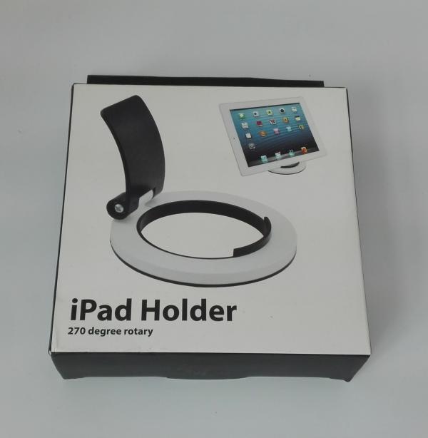 HOLDER PARA IPAD BLANCO / NEGRO