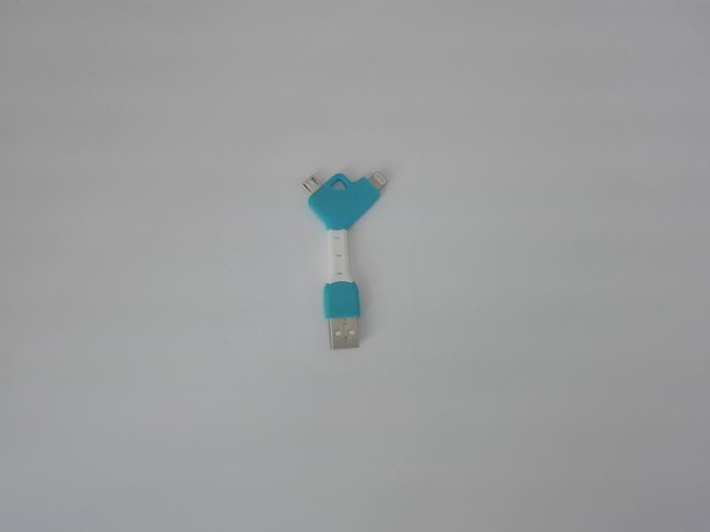 ADAPTADOR MULTI CHARG KEY MICRO / IPHONE VARIOS COLORES
