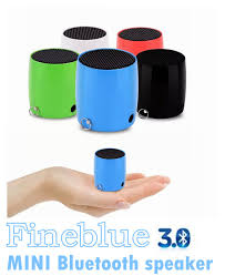 PARLANTE FINEBLUE MINI BLUETOOTH NARANJA/VERDE/CELESTE