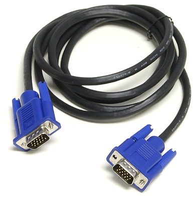 CABLE VGA PARA COMPUTADORA NEGRO/AZUL