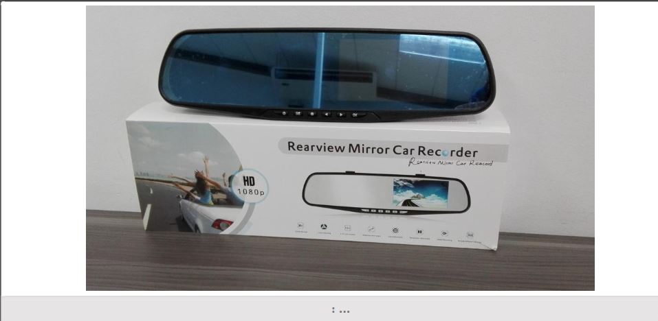 RETROVISOR CON CAMARA Y SENSORES PARA CARRO