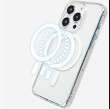 ESTUCHE SPACE DE SILICON IPHONE 12 TRANSPARENTE