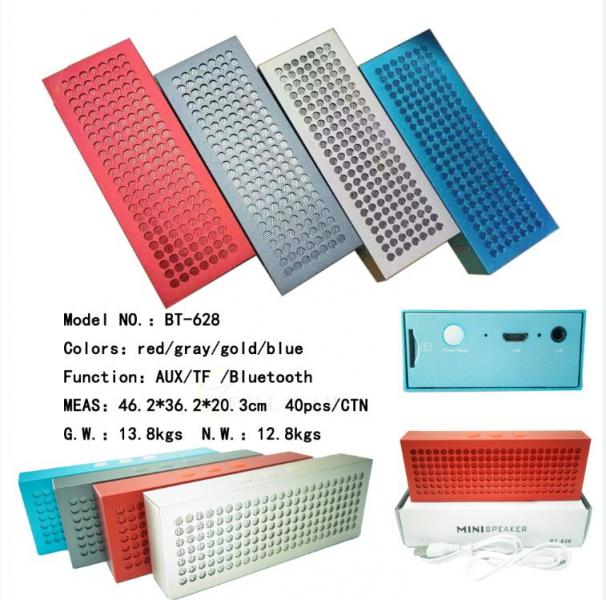 PARLANTE BT-628 VARIOS COLORES
