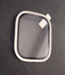 PROTECTOR TEMPERADO APPLE WATCH ULTRA 49MM CON MARCO TRASPARENTE