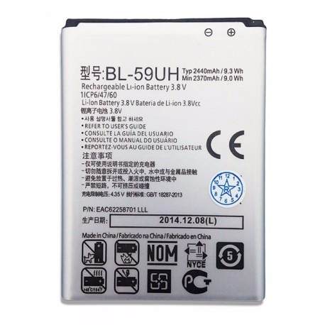 REPUESTO BATERIA GENERICA  LG G2 MINI D610 (59UH)