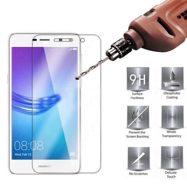 PROTECTOR TEMPERADO HUAWEI Y6 2017 TRANSPARENTE