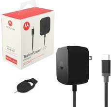 CARGADOR MOTOROLA  TIPO C TURBO POWER CHARGER  30 NEGRO