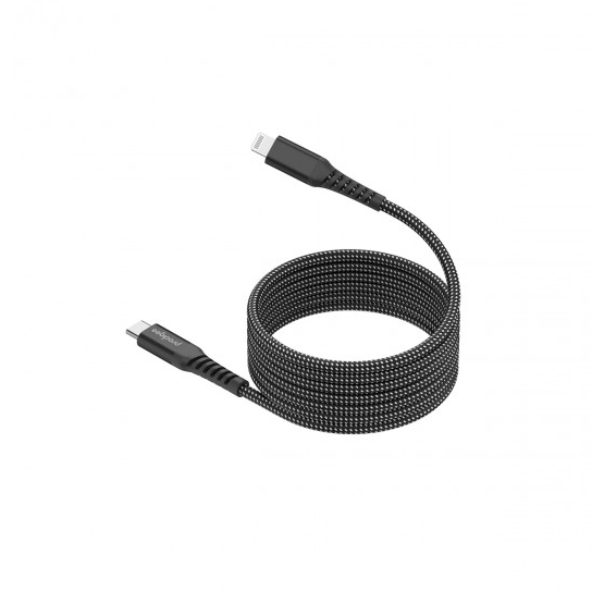 CABLE MAGNETICO TIPO C A LIGHTNING 1MT NEGRO