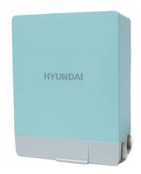 ADAPTADOR CASA HYUNDAI  4XUSB CELESTE /BLANCO