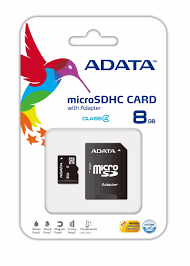 TARJETA MEMORIA ADATA MICROSD 8GB CLASE 10