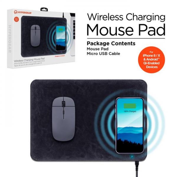 PAD PARA MOUSE HYPERGEAR WIRELES CHARGING