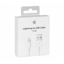 CABLE APPLE ORIGINAL LIGHTNING  1 MTS BLANCO