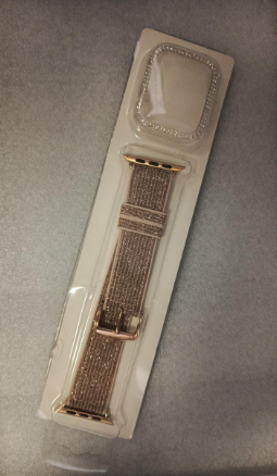 BRAZALETE Y CARATULA APPLE WATCH  45MM DECORADA