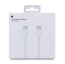 CABLE THUNDERBOLT 3 TIPO C A TIPO C BLANCO