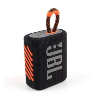 PARLANTE JBL GO 3 NEGRO & NARANJA