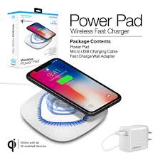 CARGADOR NAZTECH POWER PAD QI CARGA RAPIDA INALAMBRICA BLANCO