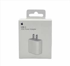 CUBO IPHONE  TIPO C 20W ORIGINAL BLANCO