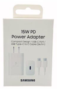 CARGADOR SAMSUNG 15W C-C BLANCO