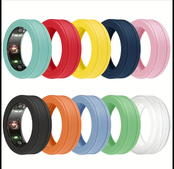 PROTECTOR DE SILICON PARA ANILLO INTELIGENTE#5 COLORES VARIADOS