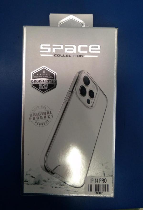 ESTUCHE SILICON  APPLE IPHONE 14 PRO TRANSPARENTE