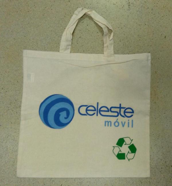 REGALIA  BOLSA CELESTE MOVIL TELA