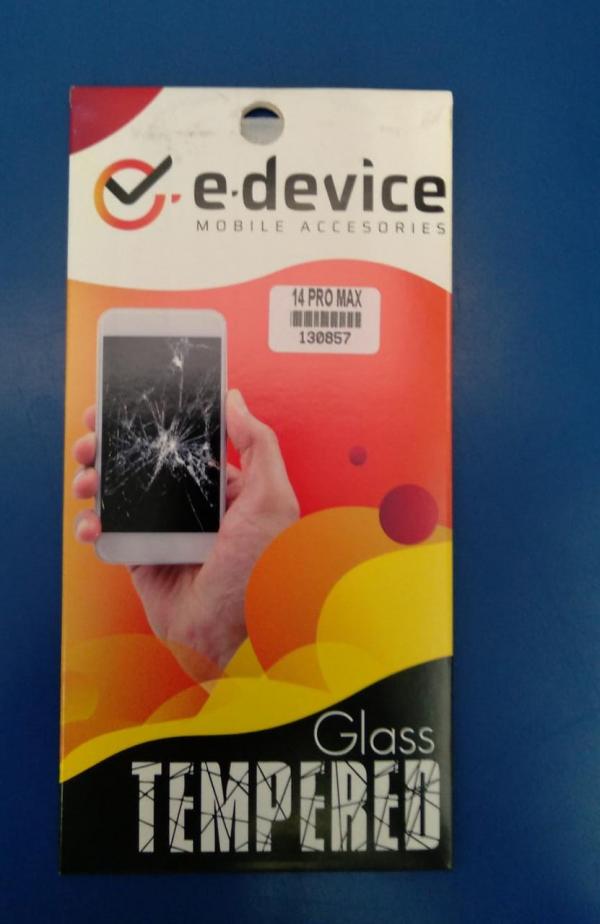 PROTECTOR TEMPERADO APPLE IPHONE 14 PRO MAX TRANSPARENTE