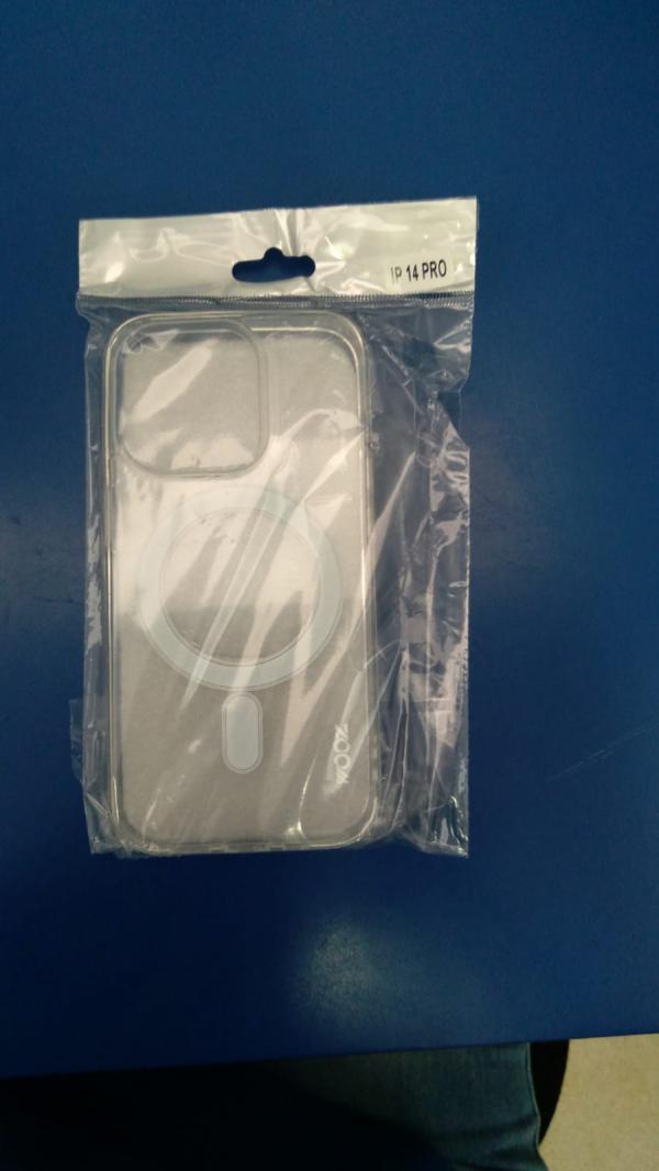 ESTUCHE IPHONE 14  PRO MAGSAFE TRANSPARENTE