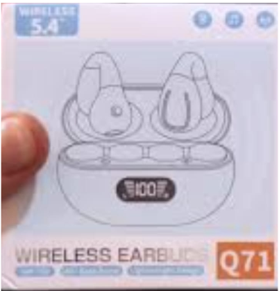AUDIFONOS INHALAMBRICOS//WIRELESS EARBUDS 5.4 BLANCO