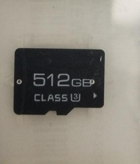 TARJETA MEMORIA SD 512GB CLASS 3 NEGRA