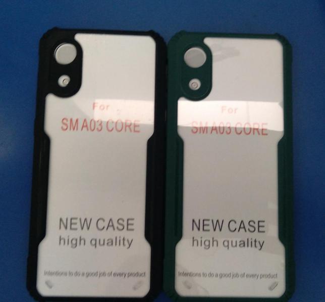 ESTUCHE SAMSUNG GALAXY A03 CORE VERDE  / NEGRO